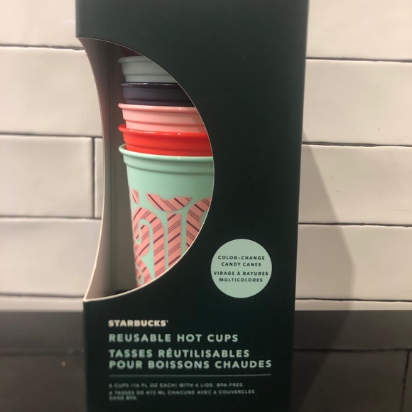 Starbucks Limited Holiday 2020 Candy Cane Hot Cups - Picture 4 of 5
